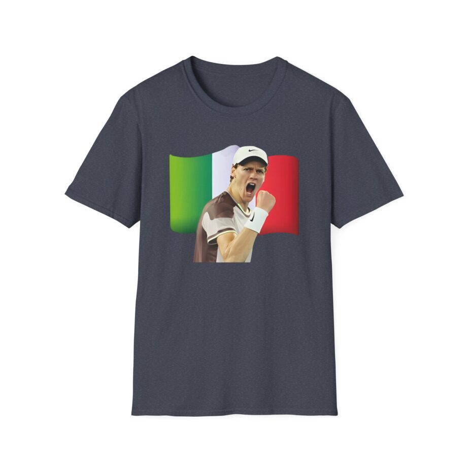 Jannik Sinner Italian Tennis Star Fan Unisex Softstyle T-Shirt