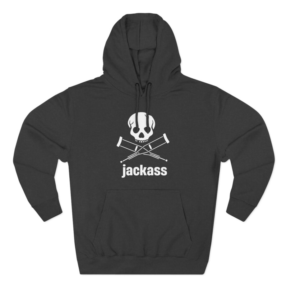 Jackass Logo Three-Panel Fleece Hoodie