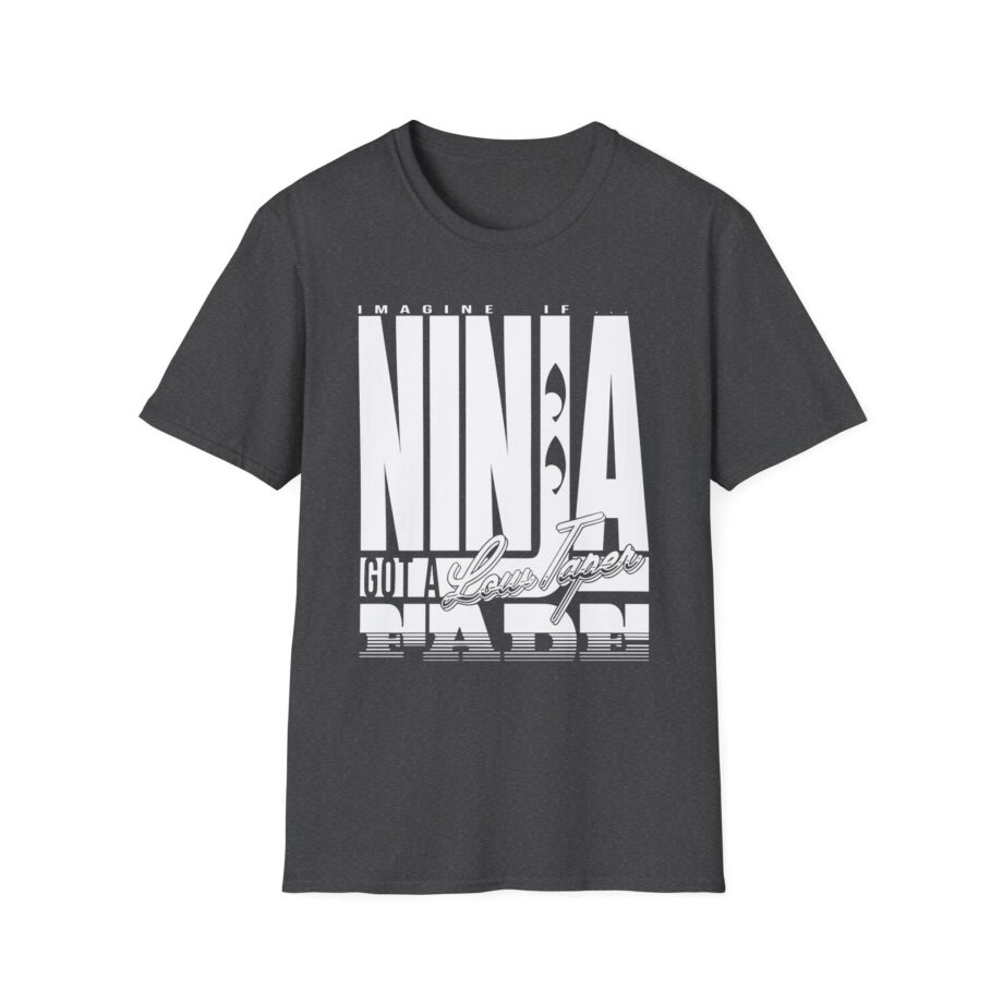 Ninja  Low Taper Fade Tan Unisex Softstyle T-shirt