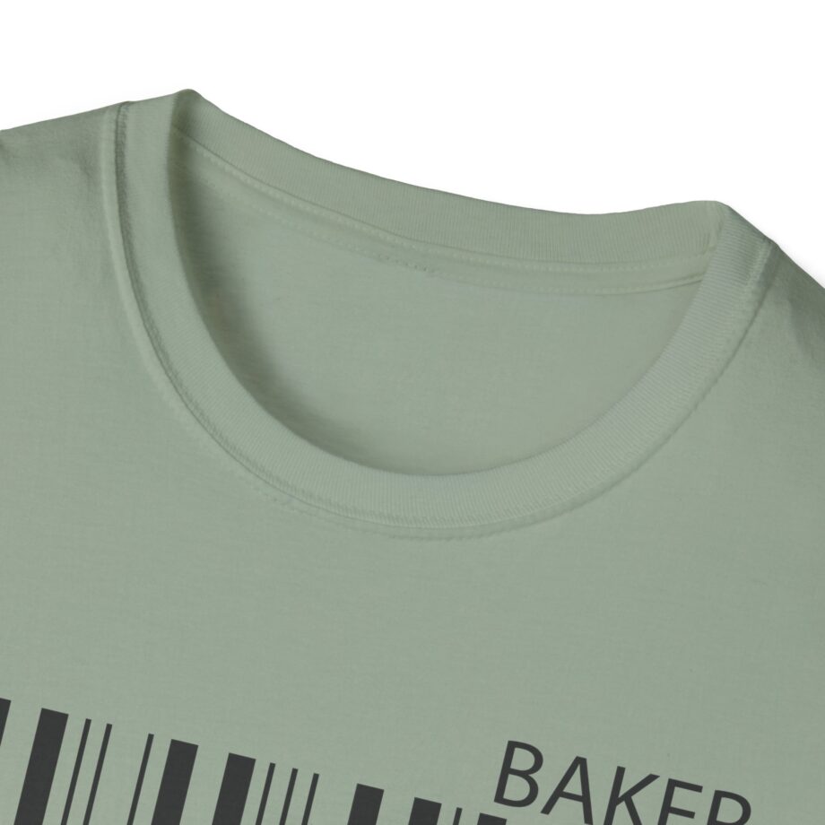 Maverick Barcode Baker Unisex Softstyle T-shirt