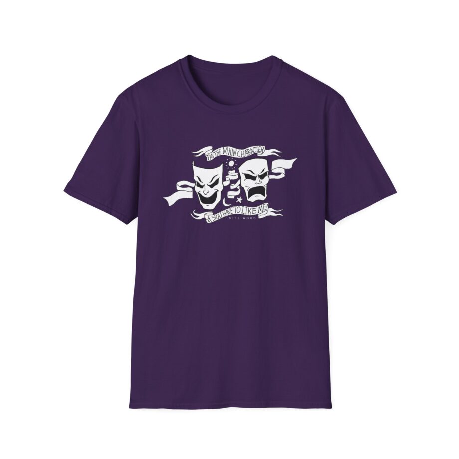 Will Wood the Main Character Unisex Softstyle T-shirt