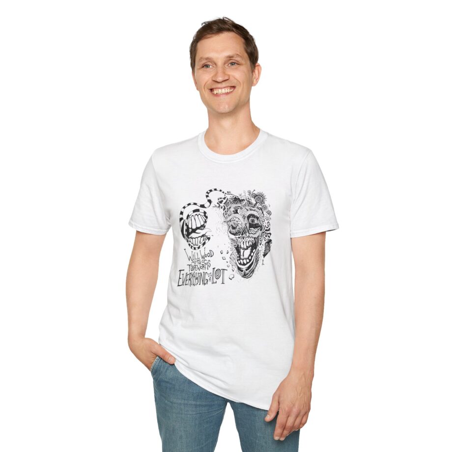 Will Wood Everything is a Lot Unisex Softstyle T-shirt