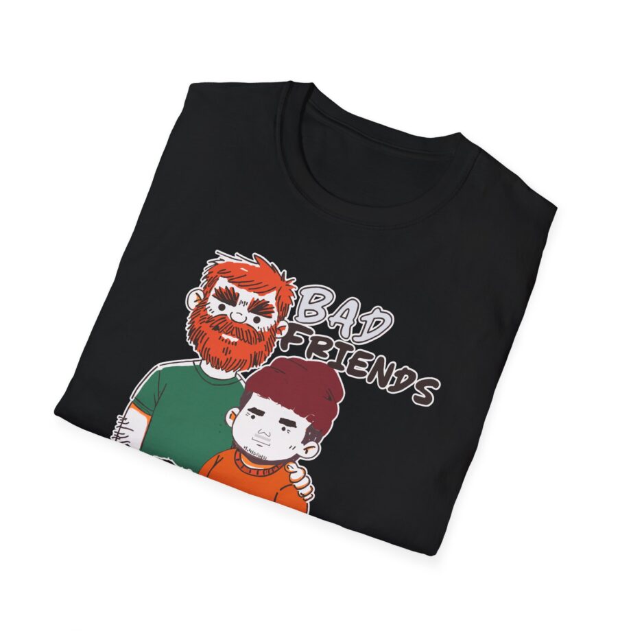 Bad Friends Hairy Unisex Softstyle T-shirt
