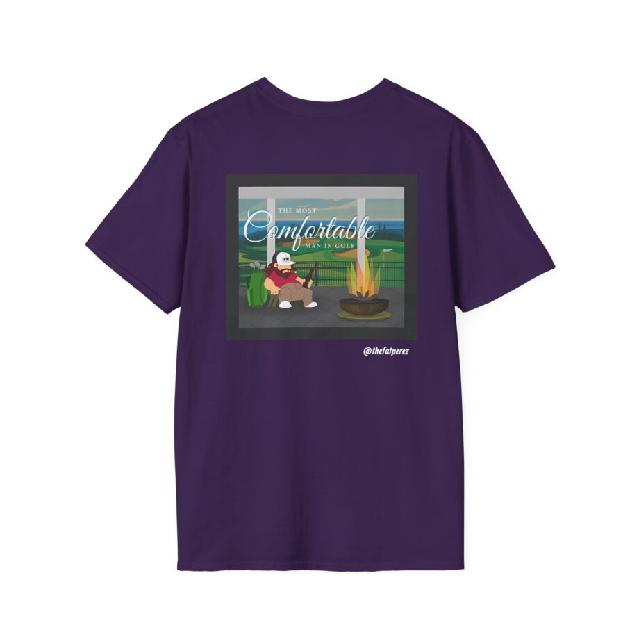 Fat Perez the Most Comfortable Man in Golf V.20 Unisex Softstyle T-Shirt