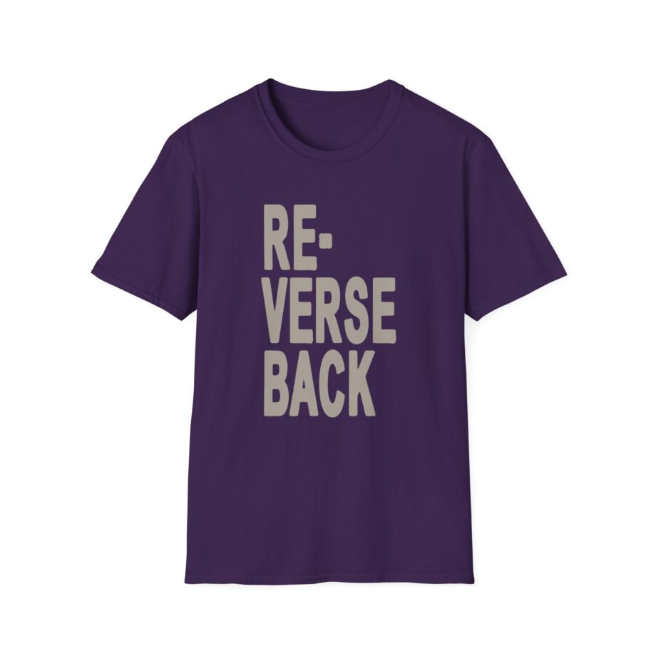 Armchair Expert Reverse Back Unisex Softstyle T-shirt