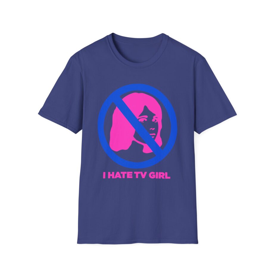 I Hate Tv Girl Unisex Softstyle T-shirt