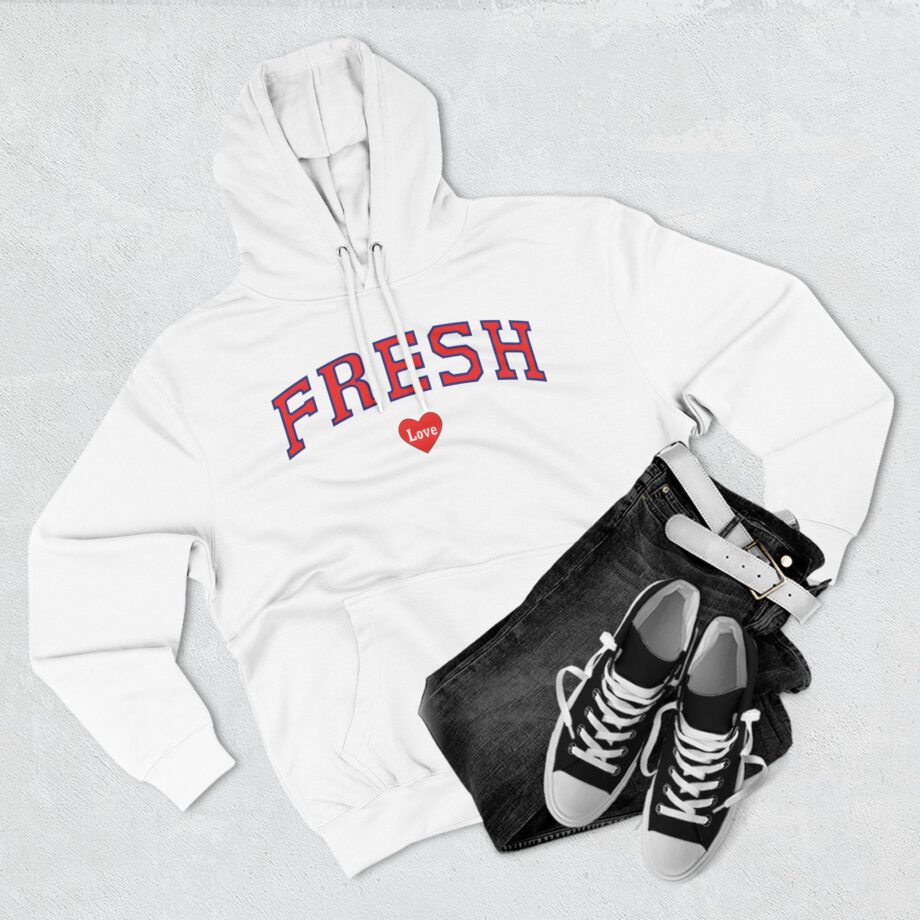 Fresh Love Heart  Three-panel Fleece Hoodie