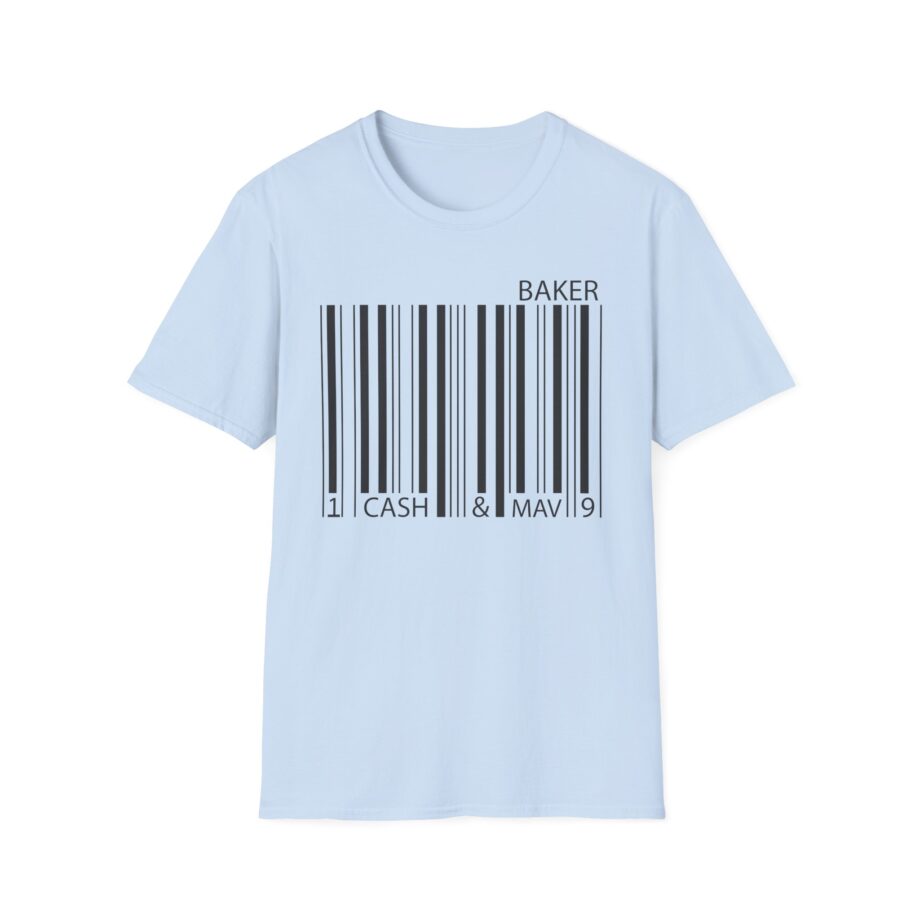 Maverick Barcode Baker Unisex Softstyle T-shirt