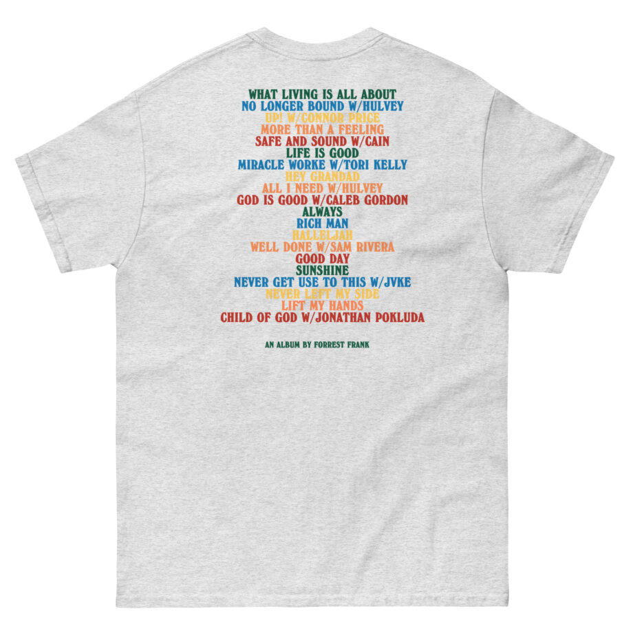 Forrest Frank Child of God Tracklist Unisex classic tee