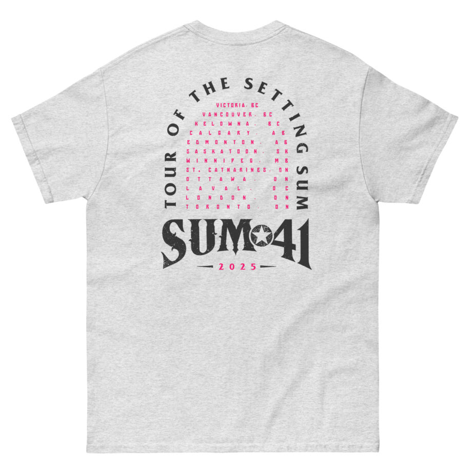 Sum 41 Tour of the Setting Sum Unisex classic tee