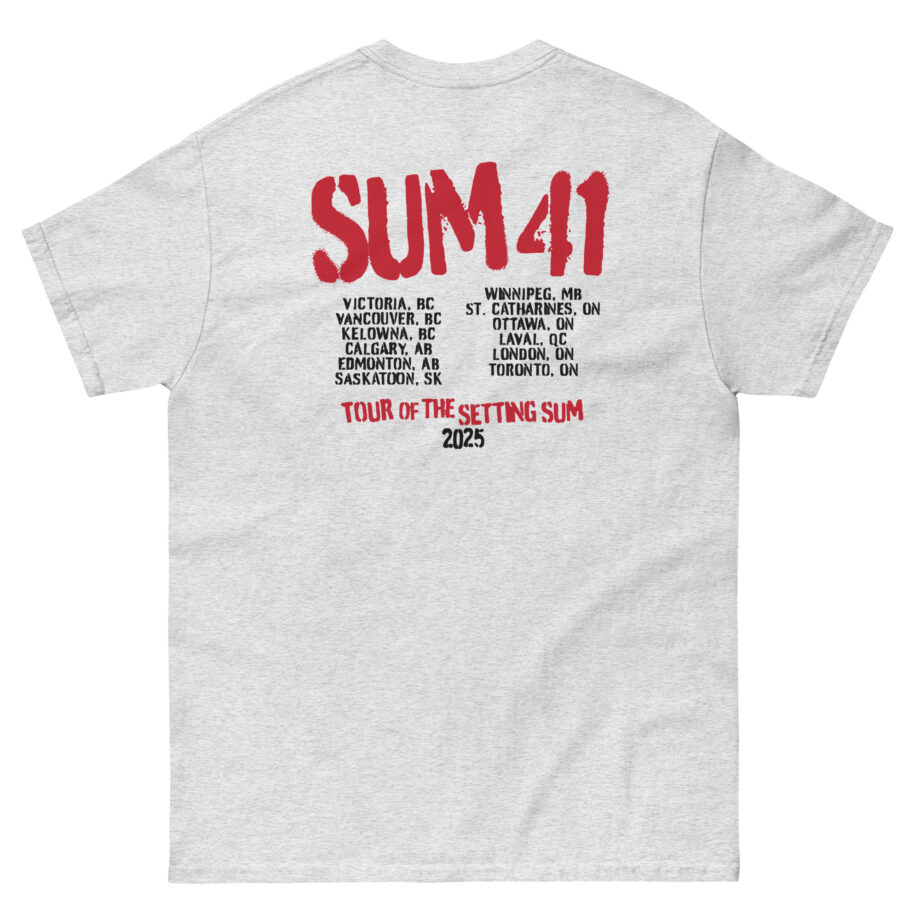 Sum 41 the Final Tour Unisex classic tee