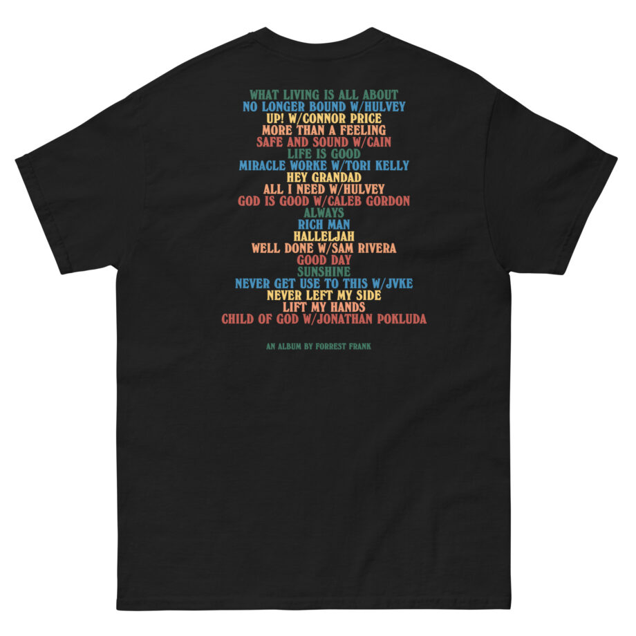 Forrest Frank Child of God Tracklist Unisex classic tee