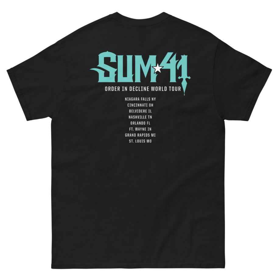 Sum 41 Order in Decline Tour Unisex classic tee