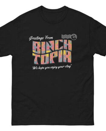 Binchtopia Postcard Unisex classic tee