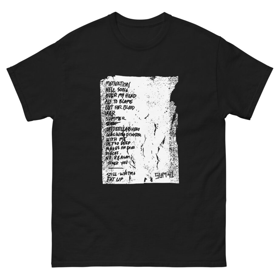 Sum 41 Setlist Unisex classic tee