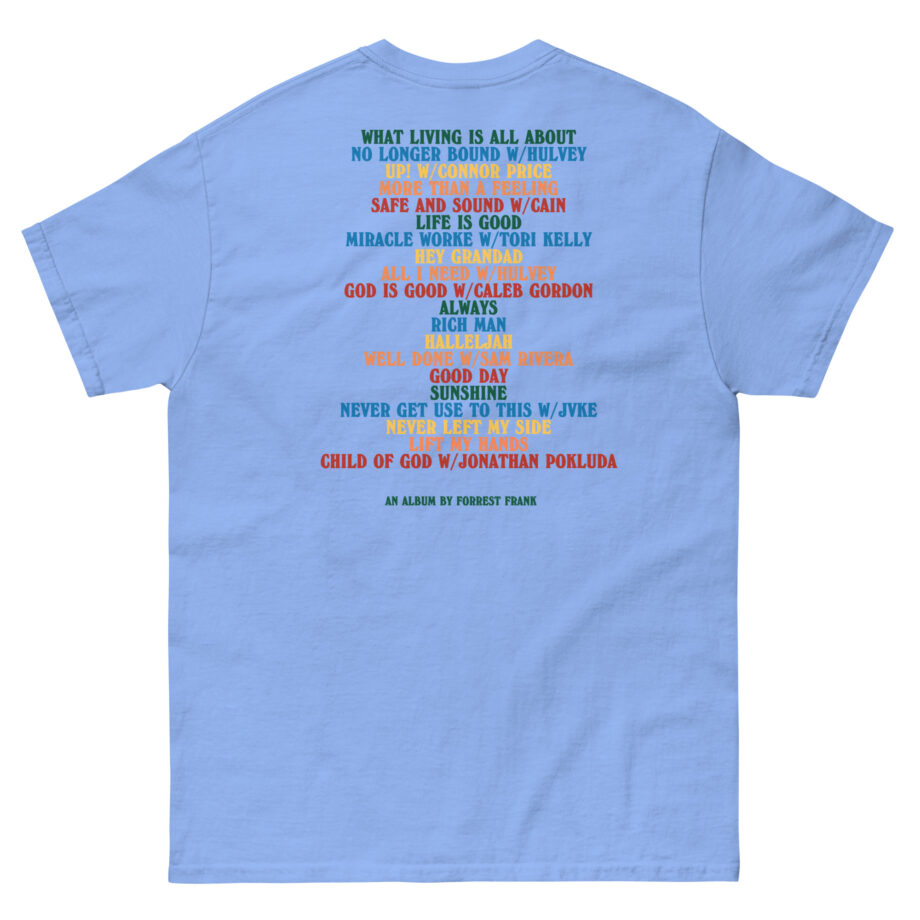 Forrest Frank Child of God Tracklist Unisex classic tee