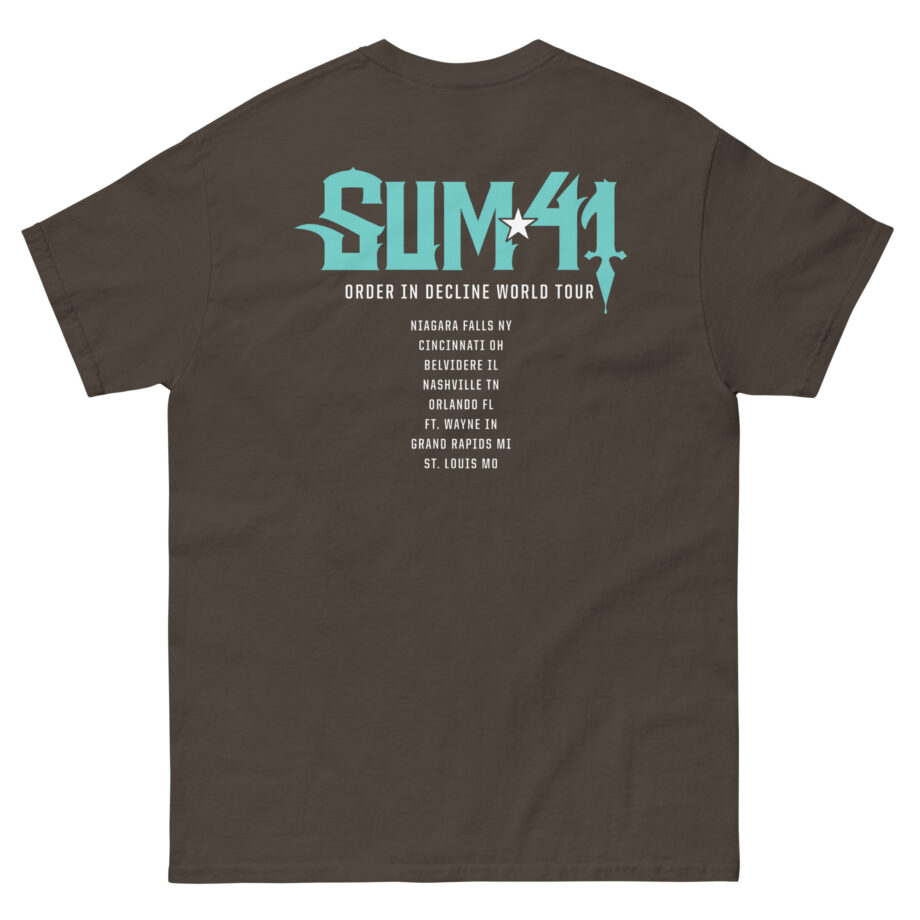 Sum 41 Order in Decline Tour Unisex classic tee