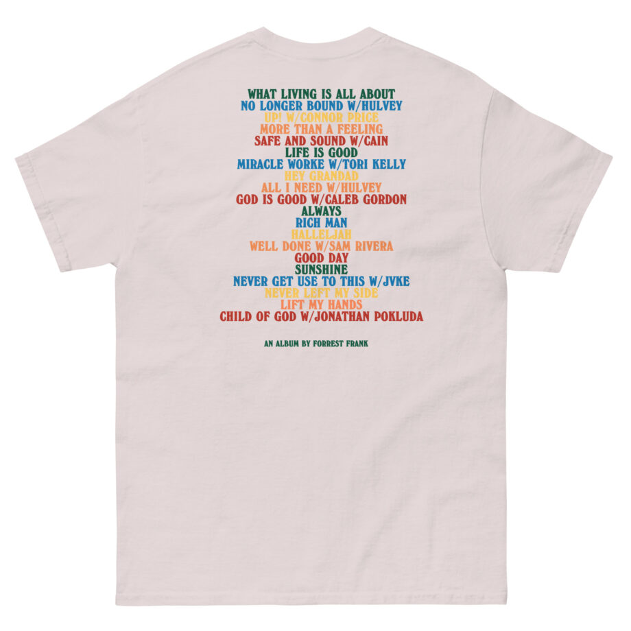 Forrest Frank Child of God Tracklist Unisex classic tee