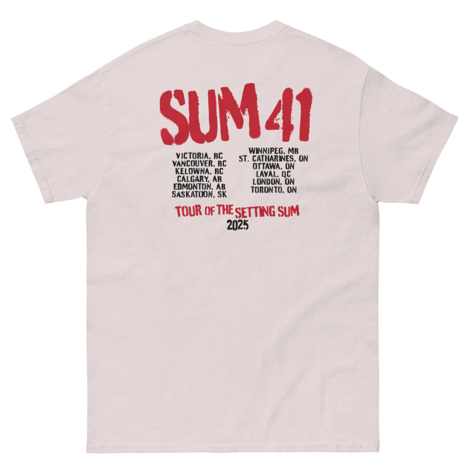 Sum 41 the Final Tour Unisex classic tee