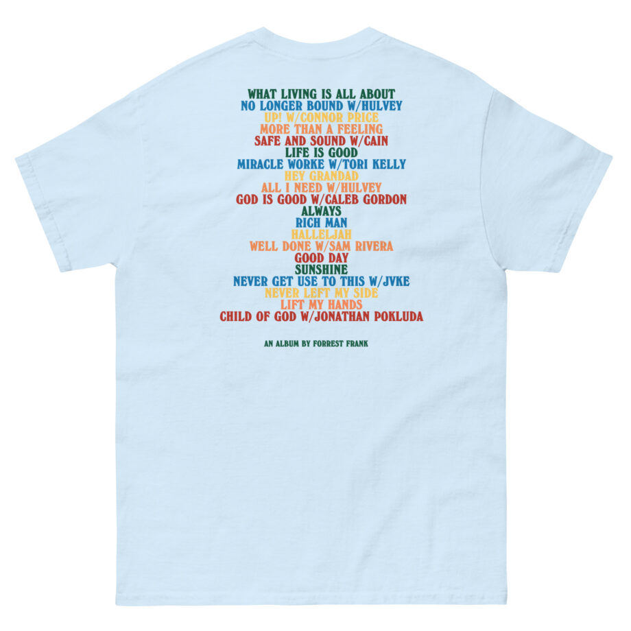 Forrest Frank Child of God Tracklist Unisex classic tee