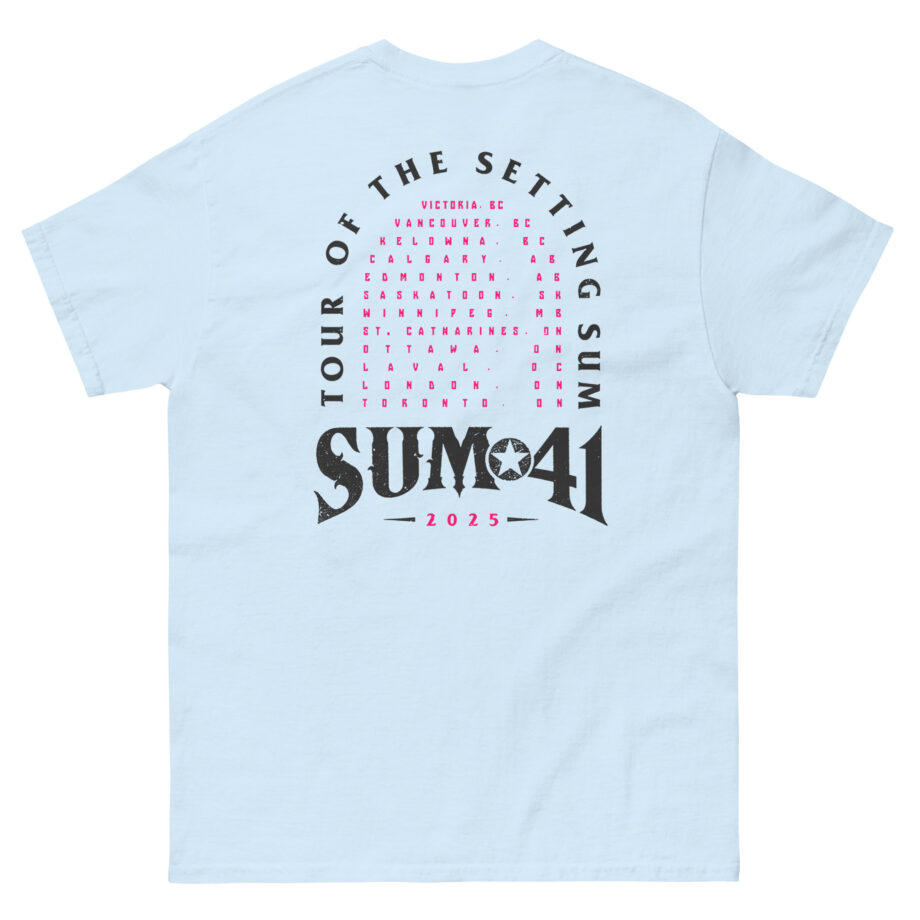 Sum 41 Tour of the Setting Sum Unisex classic tee