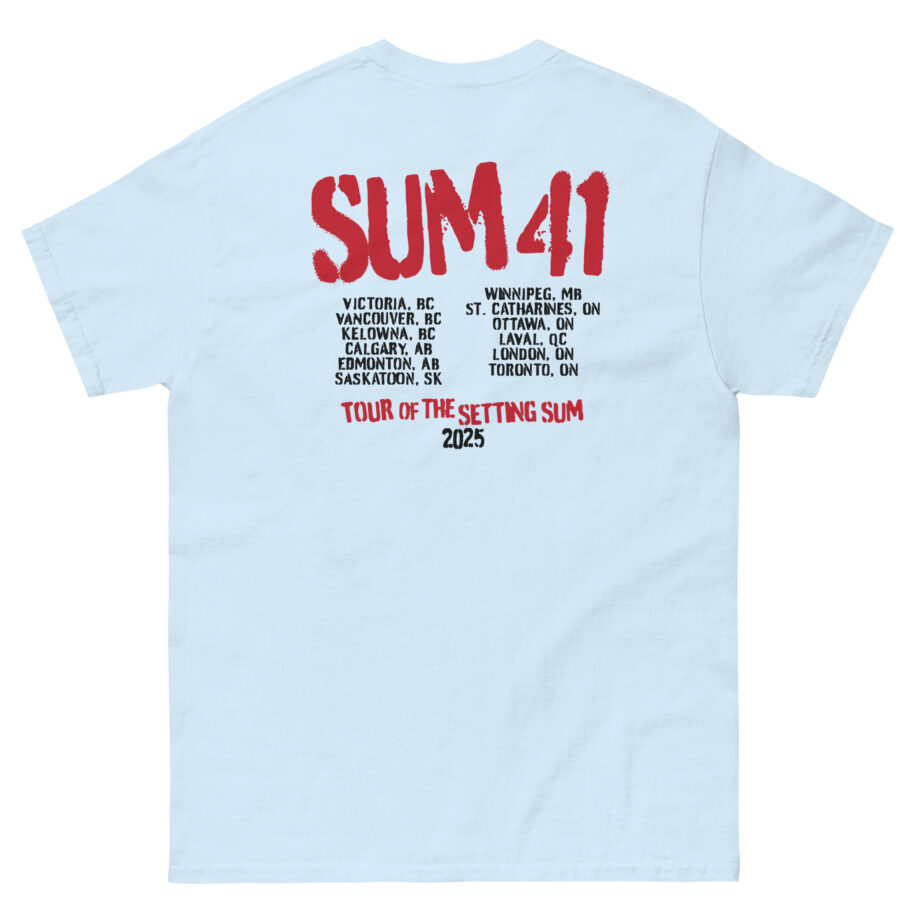 Sum 41 the Final Tour Unisex classic tee