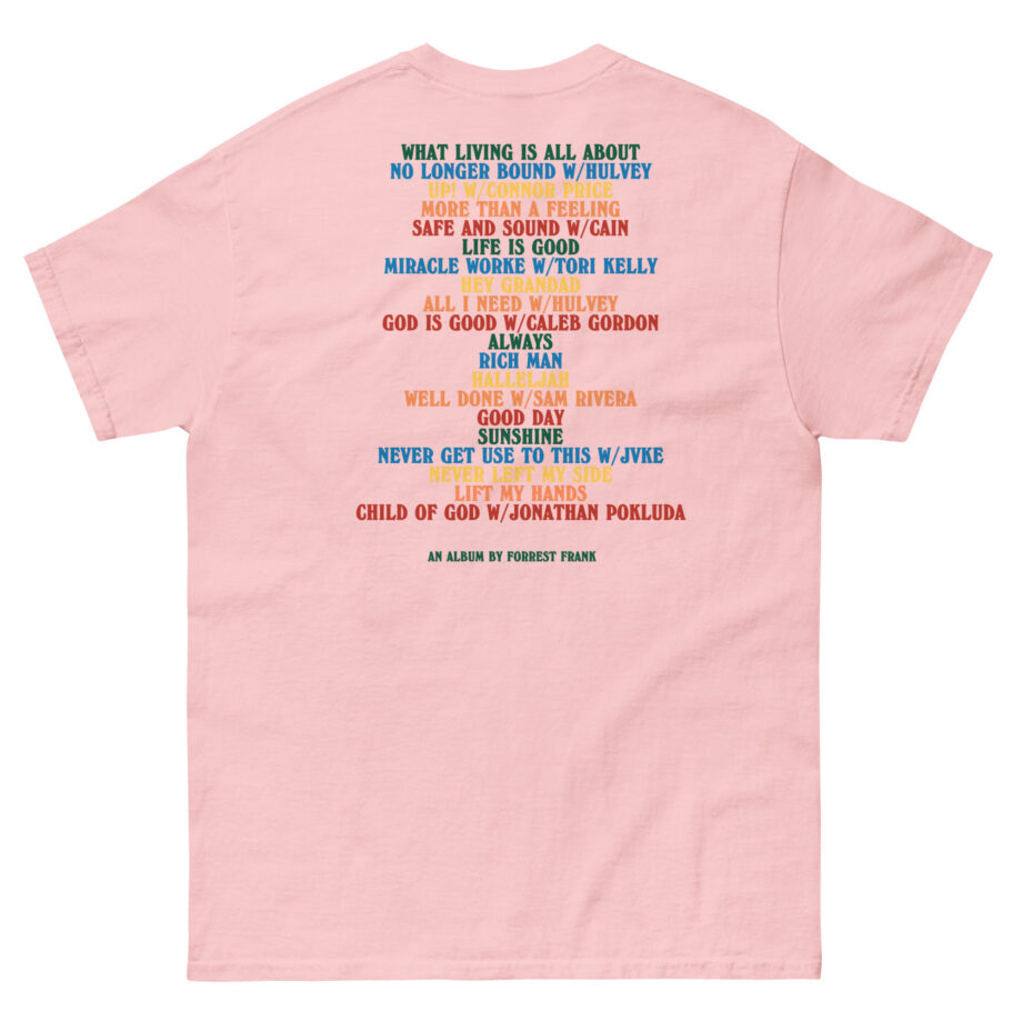 Forrest Frank Child of God Tracklist Unisex classic tee