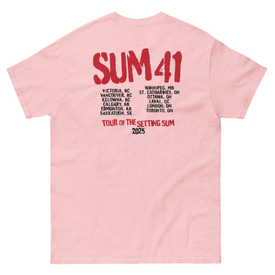 Sum 41 the Final Tour Unisex classic tee