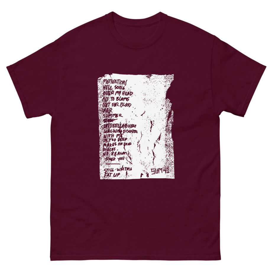 Sum 41 Setlist Unisex classic tee