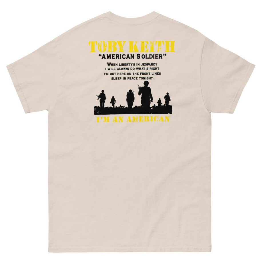 Toby Keith American Soldier Helicopter Unisex classic tee