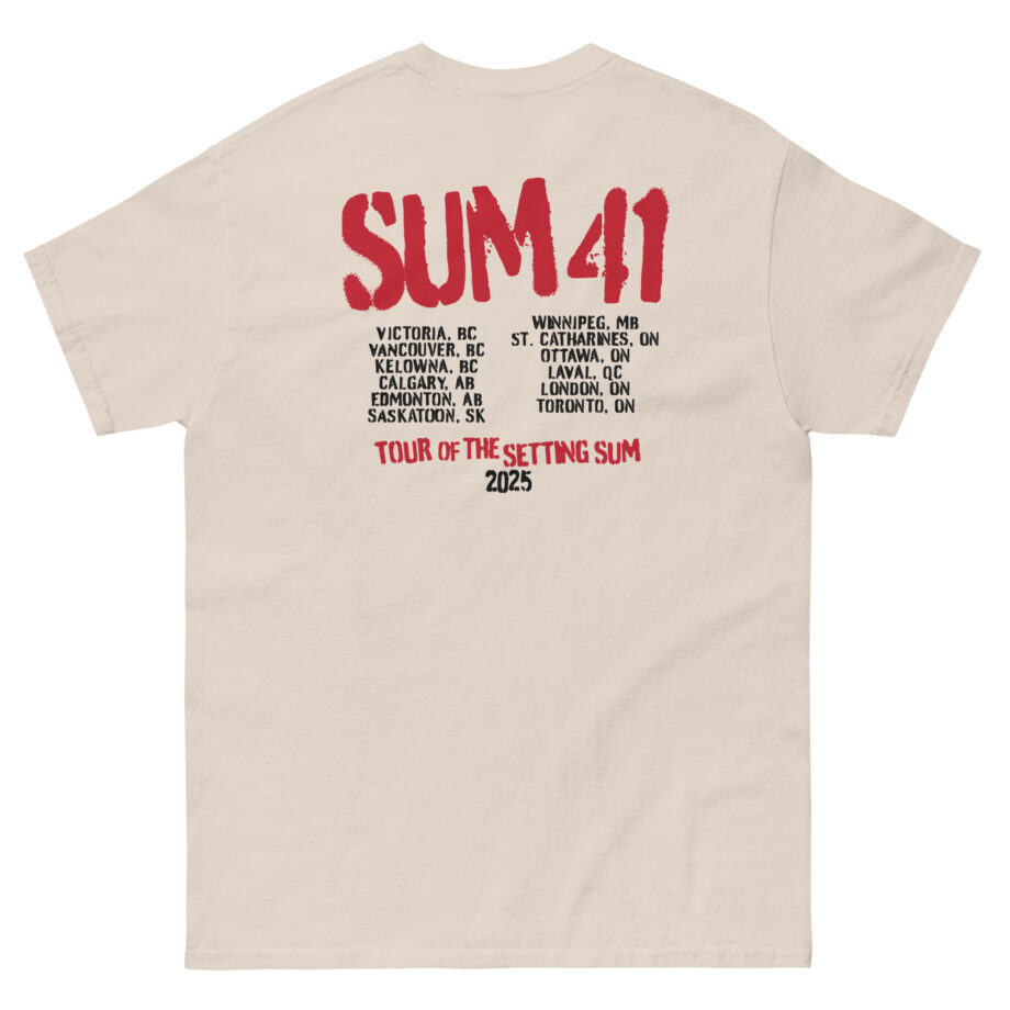 Sum 41 the Final Tour Unisex classic tee