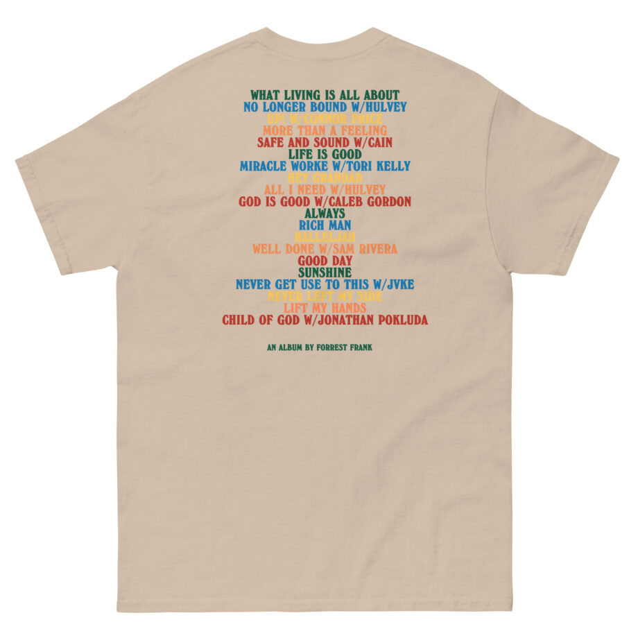 Forrest Frank Child of God Tracklist Unisex classic tee