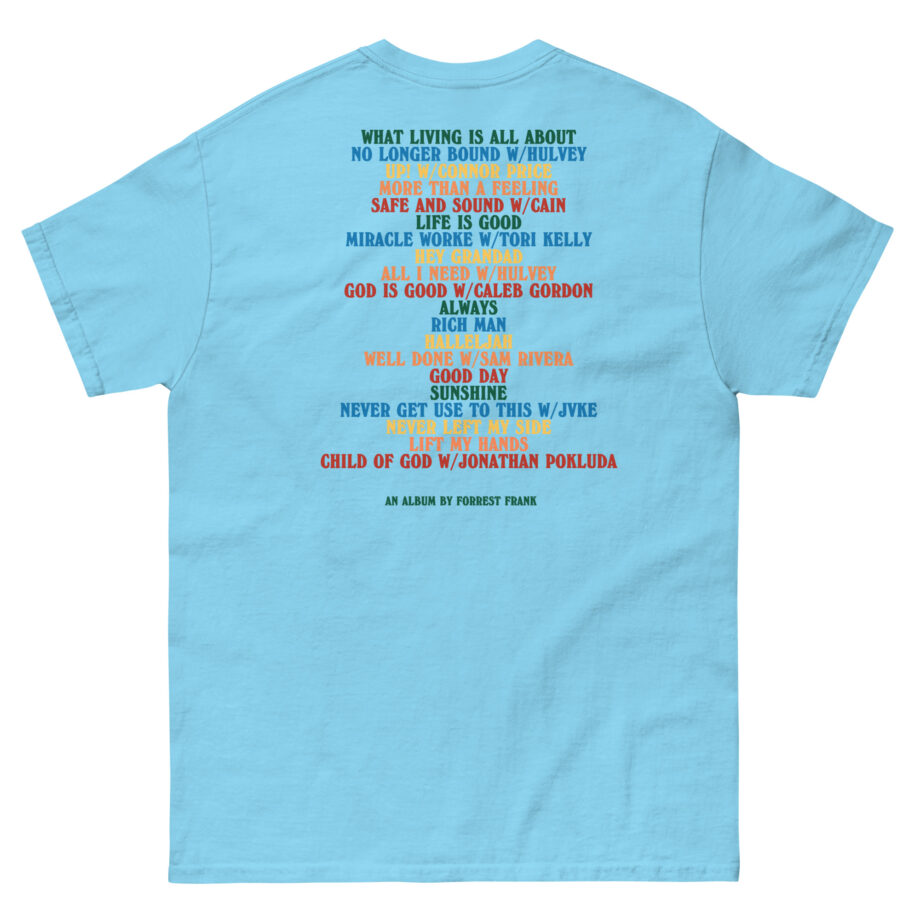 Forrest Frank Child of God Tracklist Unisex classic tee