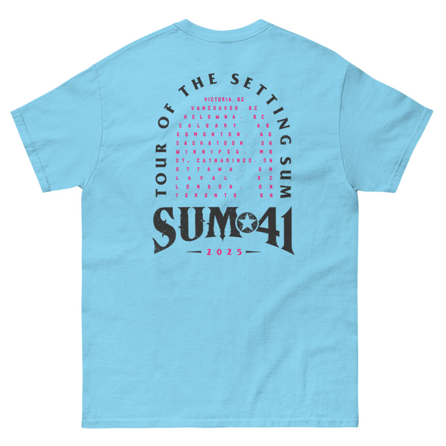 Sum 41 Tour of the Setting Sum Unisex classic tee