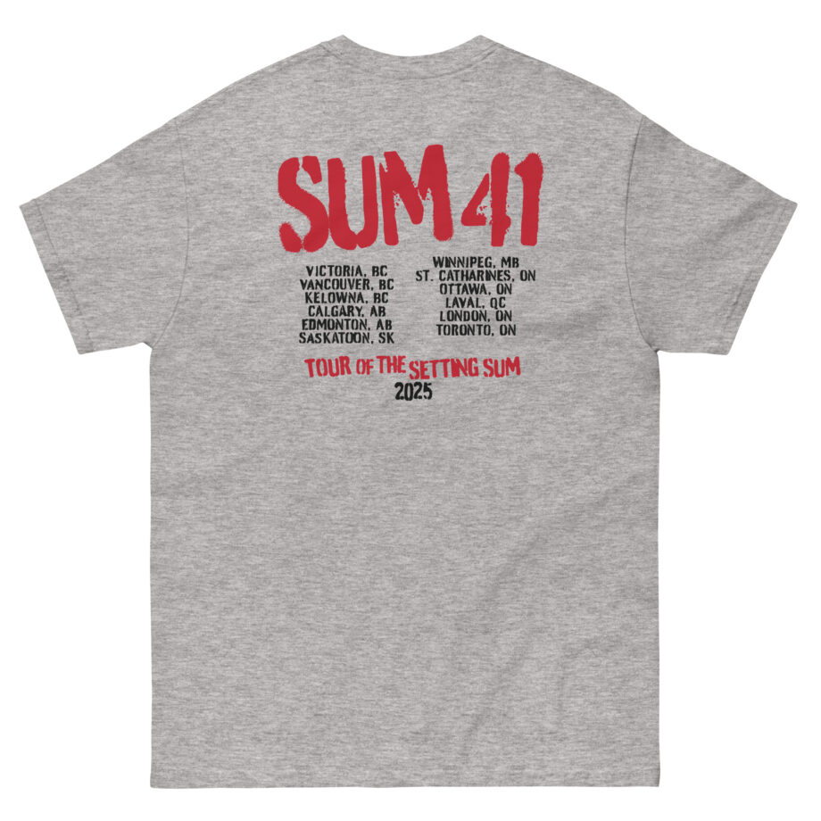 Sum 41 the Final Tour Unisex classic tee