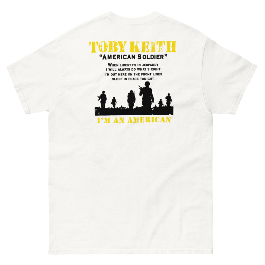 Toby Keith American Soldier Helicopter Unisex classic tee