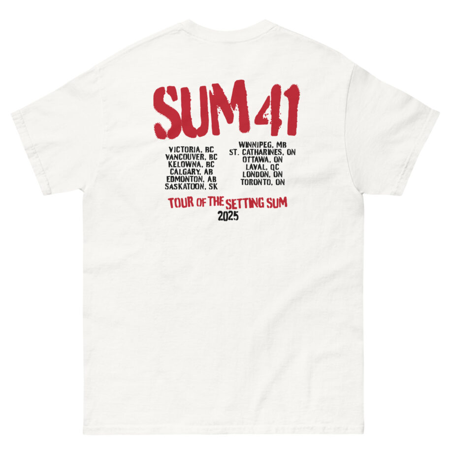 Sum 41 the Final Tour Unisex classic tee