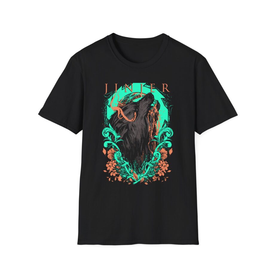 Jinjer Wolflower  Unisex Softstyle T-shirt