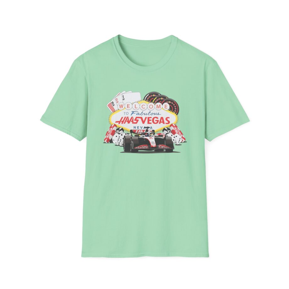 Haas F1 Las Vegas Gp  Unisex Softstyle T-Shirt