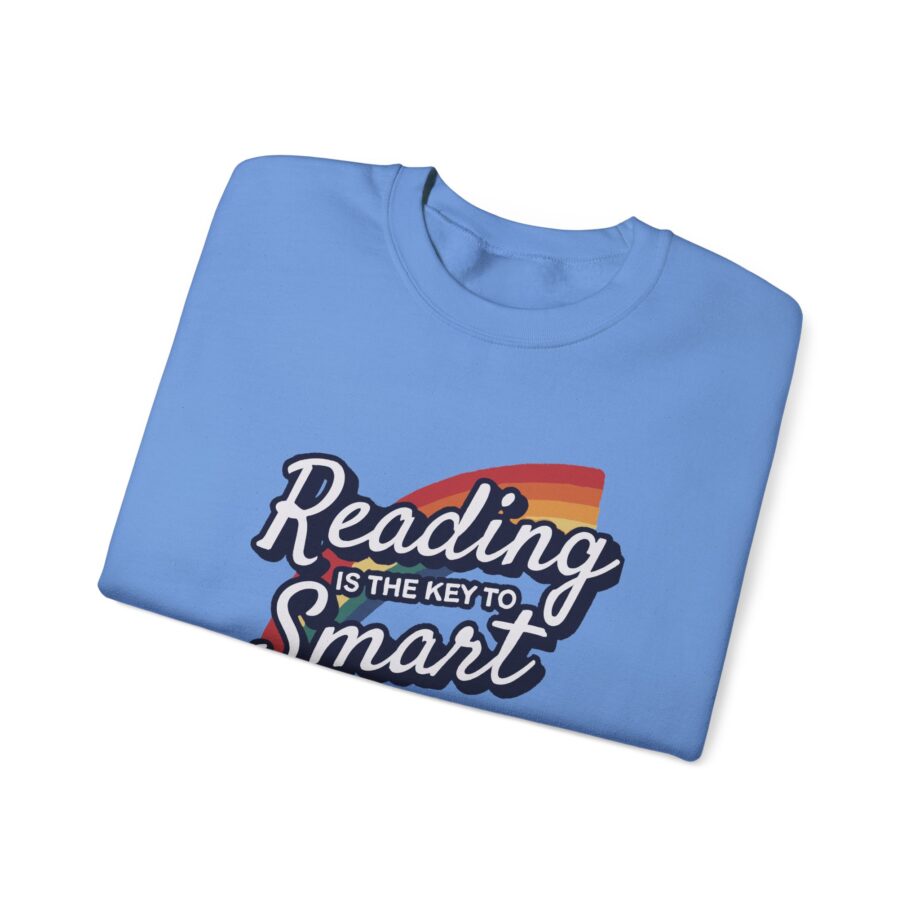 Nate Bargatze Reading is the Key to Smart Unisex Heavy Blend™ Crewneck Sweatshirt