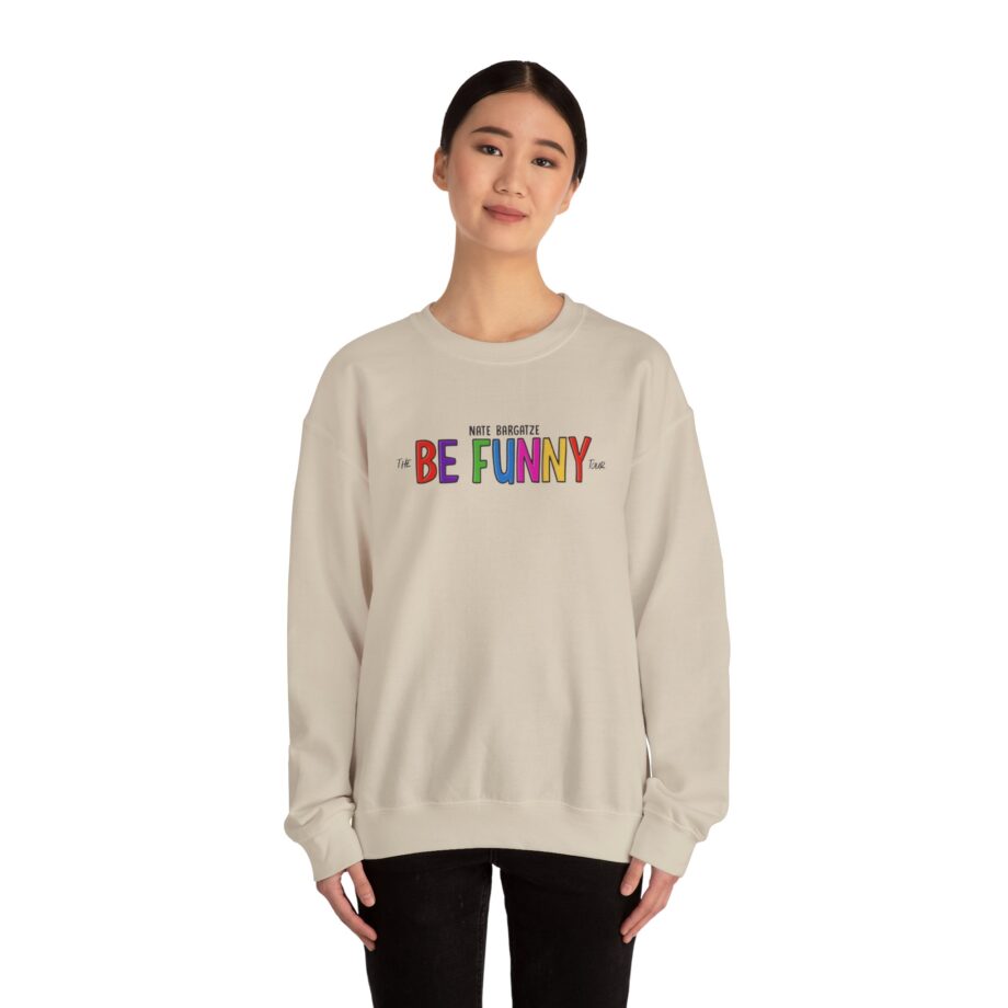 Nate Bargatze the Be Funny Tour Unisex Heavy Blend™ Crewneck Sweatshirt