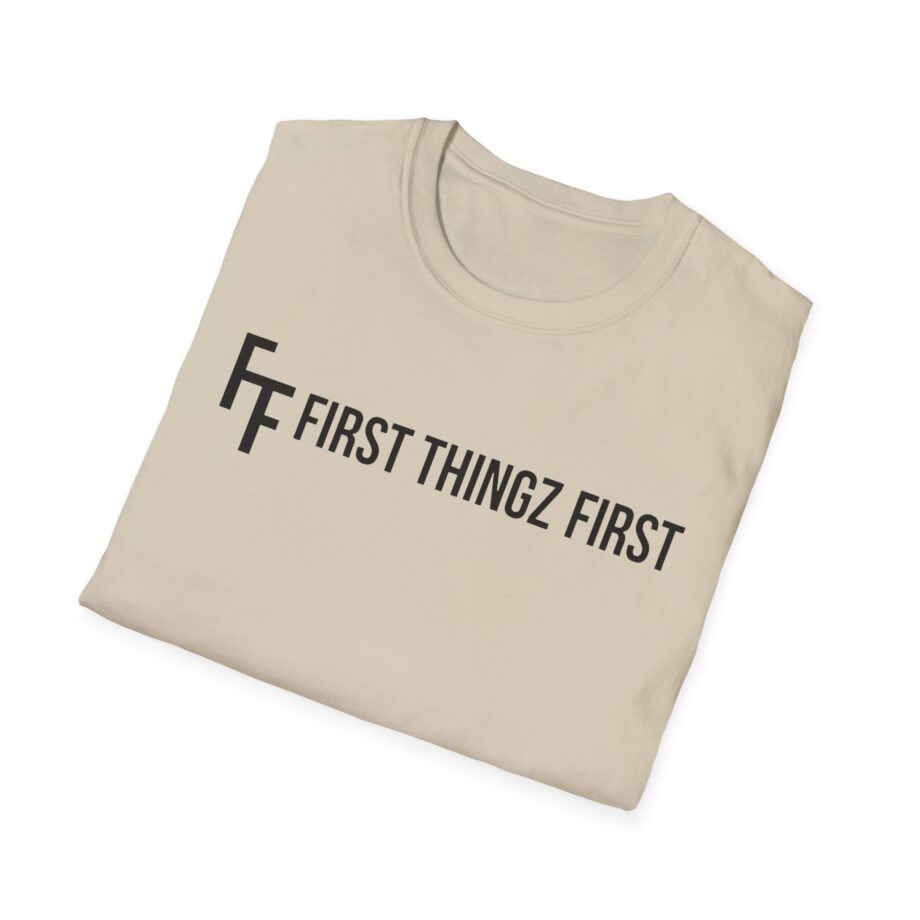 Katie Van Slyke First Thingz First  Unisex Softstyle T-shirt