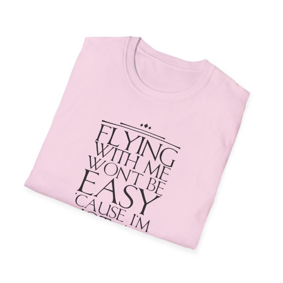 Halestorm Flying With Me Won't Be Easy 'cause I'm Not an Angel Unisex Softstyle T-Shirt