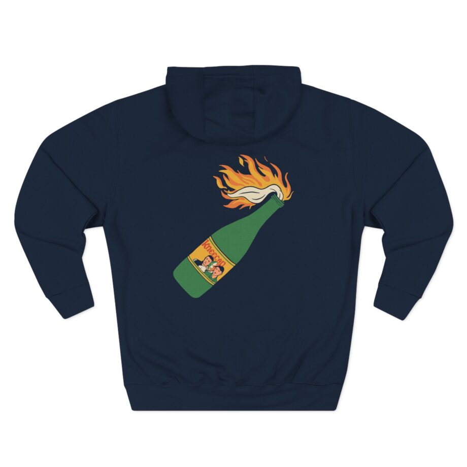 Kneecap Flaming Buckfast Three-Panel Fleece Hoodie