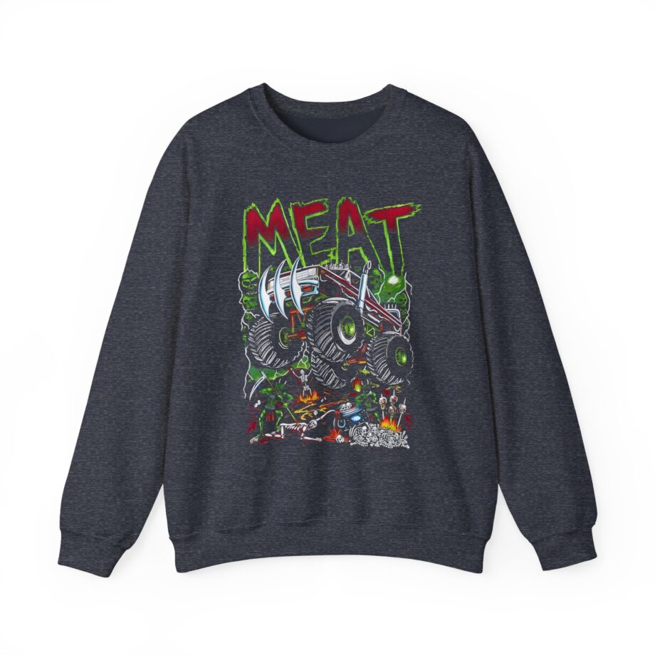Papa Meat  Unisex Heavy Blend™ Crewneck Sweatshirt