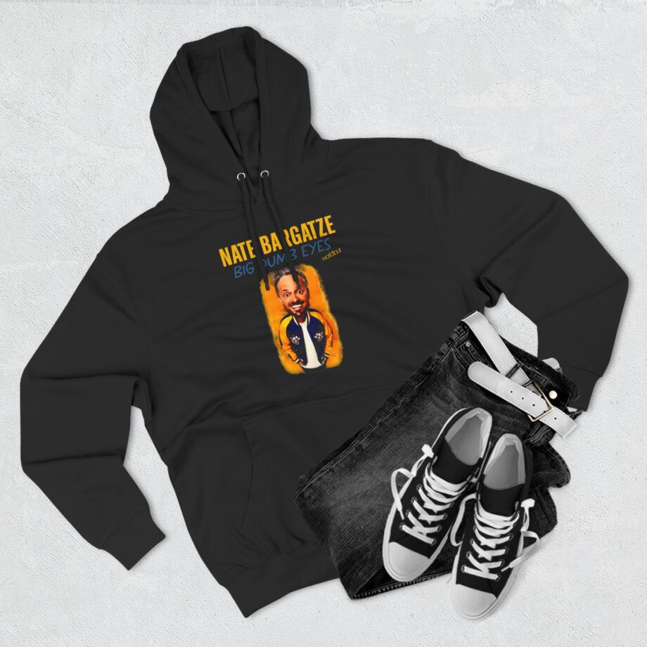Nate Bargatze Big Dumb Eyes Tour Three-Panel Fleece Hoodie
