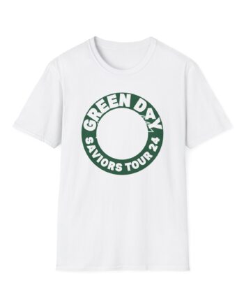 Green Day Saviors Tour 24 Satin Bomber Unisex Softstyle T-shirt