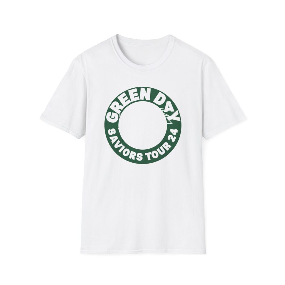 Green Day Saviors Tour 24 Satin Bomber Unisex Softstyle T-shirt