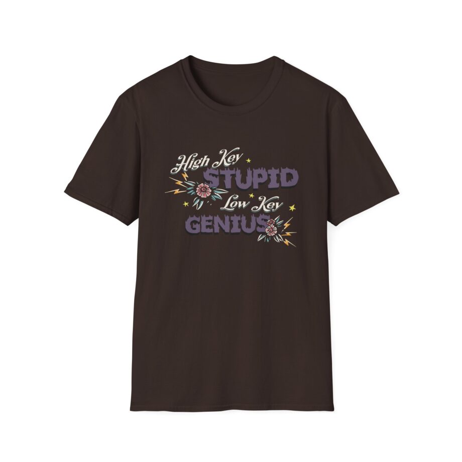 Kallmekris High Key Stupid Genius  Unisex Softstyle T-Shirt
