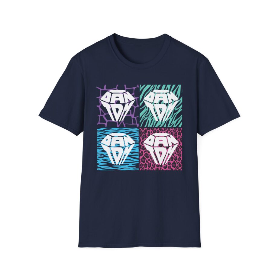 Dan Tdm Hair Metal Diamonds Unisex Softstyle T-shirt